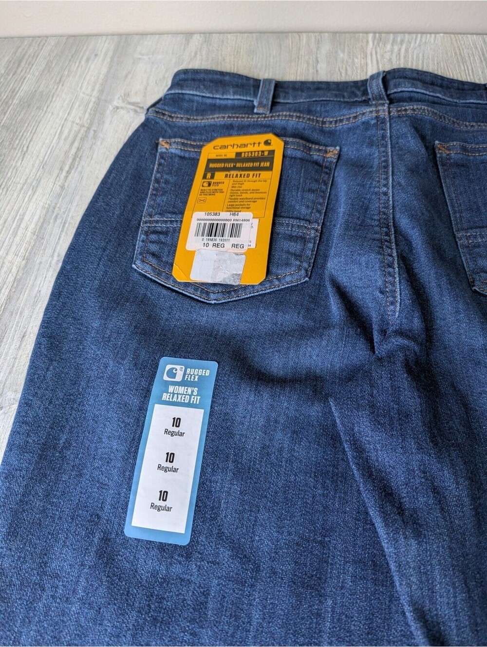 Carhartt Women's Rugged Flex Relaxed Fit Jeans, Size 10 Regular